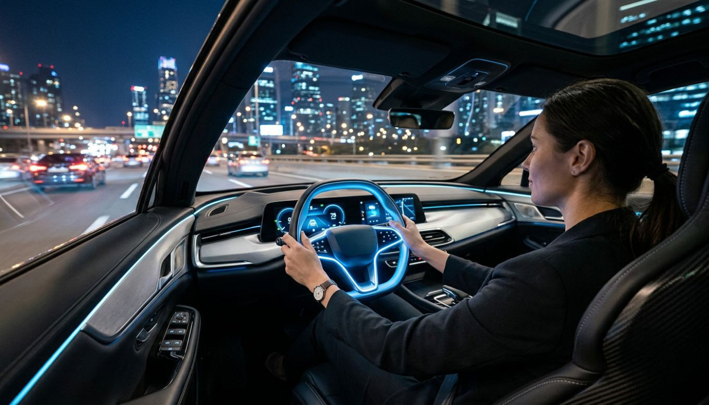 À l’ère du volant digital : faut-il vraiment tout connecter dans sa voiture ?